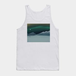 iditarod race across alaska painting Tank Top